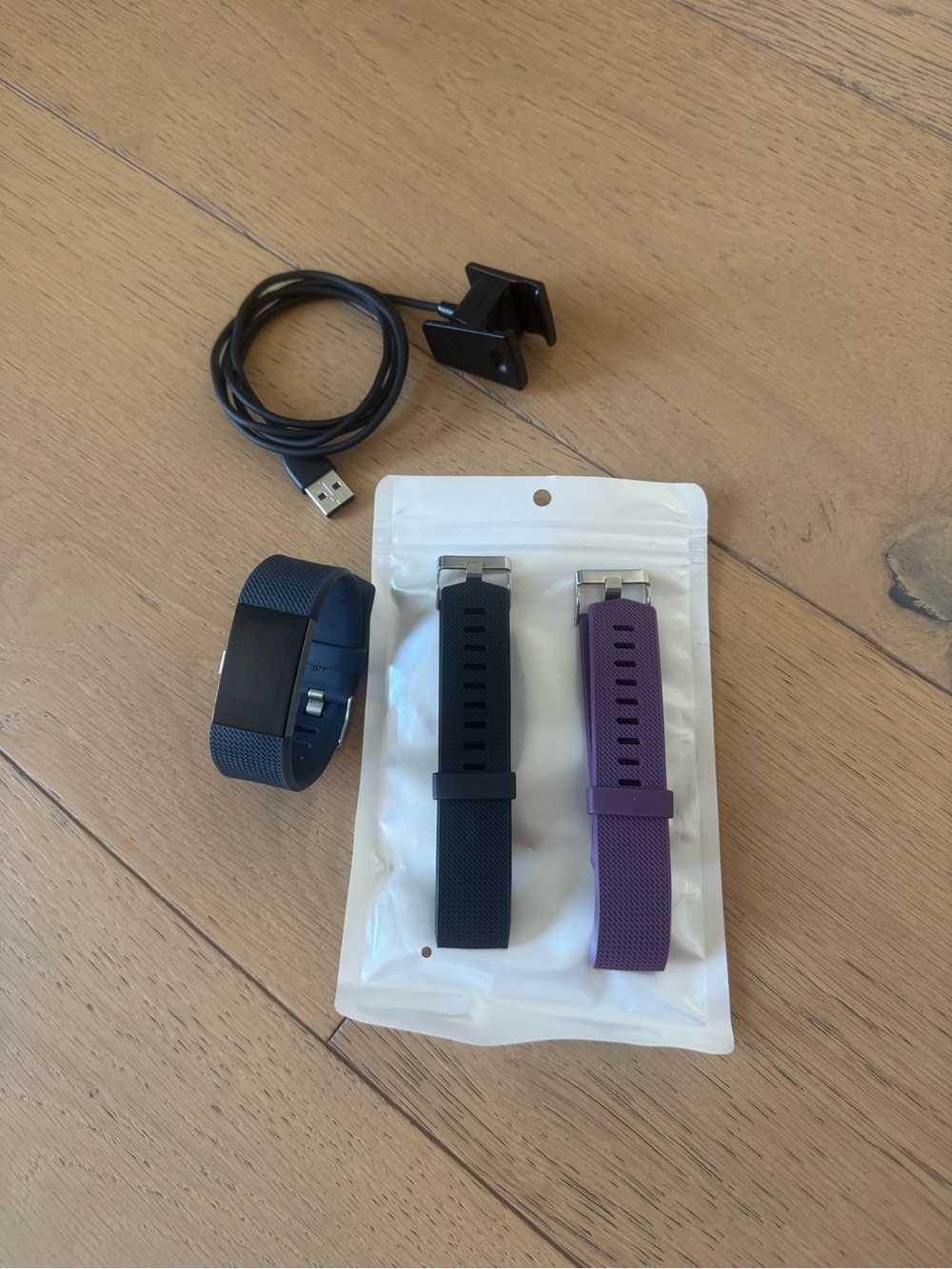 Fitbit Charge 2 Series, 2 Replacement Bands & Charger